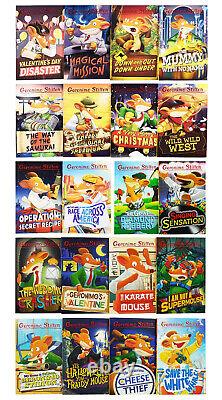 Geronimo Stilton Series 4 & 5 Collection 20 Books Box Set Ages 5+ Paperback