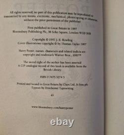 HARRY POTTER? Book Collection Complete Set 1-7 PB/HB/DJ 1st Edition MISPRINTS
