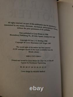 HARRY POTTER? Book Collection Complete Set 1-7 PB/HB/DJ 1st Edition MISPRINTS