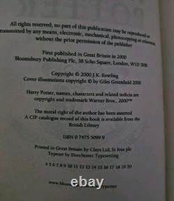 HARRY POTTER? Book Collection Complete Set 1-7 PB/HB/DJ 1st Edition MISPRINTS