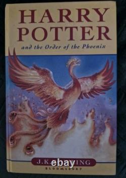 HARRY POTTER? Book Collection Complete Set 1-7 PB/HB/DJ 1st Edition MISPRINTS