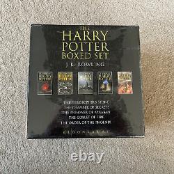 Harry Potter Adult Bloomsbury Edition Hardcover 1-5 Book Set 2004 SEALED RARE