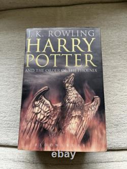 Harry Potter Adult Edition Hardcover 1-5 Book Set 2004 Rare Good Condition