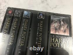 Harry Potter Adult Edition Hardcover 1-5 Book Set SEALED 2004 RARE