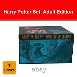 Harry Potter Adult Hardback Collection 7 Books Box Set by J. K. Rowling NEW Pack