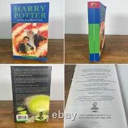 Harry Potter Bloomsbury Edition Complete Set 1-7 J. K Rowling Paperback Books Vtg