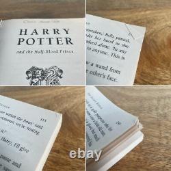 Harry Potter Bloomsbury Edition Complete Set 1-7 J. K Rowling Paperback Books Vtg