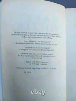 Harry Potter Book Set 1-7, 6 First Editions And An Early Philosopher's Stone