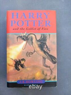 Harry Potter Book Set 1-7, 6 First Editions And An Early Philosopher's Stone