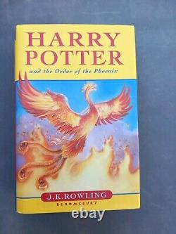 Harry Potter Book Set 1-7, 6 First Editions And An Early Philosopher's Stone