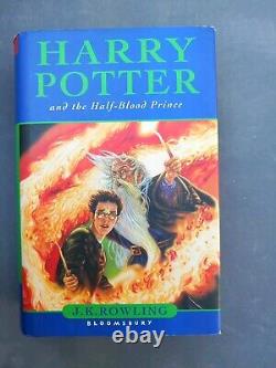 Harry Potter Book Set 1-7, 6 First Editions And An Early Philosopher's Stone