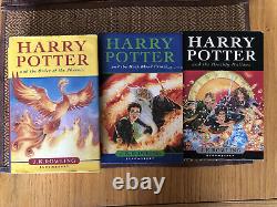 Harry Potter Book Set 1-7 First Edition Bloomsbury Complete Hardback Collection