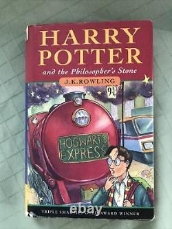 Harry Potter Book Set HARDCOVER Only ORIGINAL Covers FIRST Editions Rare 1-7