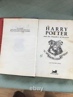 Harry Potter Book Set HARDCOVER Only ORIGINAL Covers FIRST Editions Rare 1-7