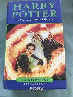 Harry Potter Book Set HARDCOVER Only ORIGINAL Covers FIRST Editions Rare 1-7