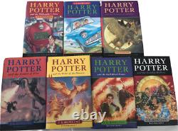 Harry Potter Book Set Hardcover 1-7 Complete First Edition Original Covers DJ