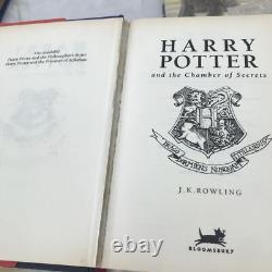 Harry Potter Book Set Hardcover 1-7 Complete First Edition Original Covers DJ