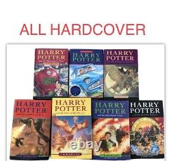 Harry Potter Book Set Hardcover Complete First Edition 1-7 Original Rare DJacket