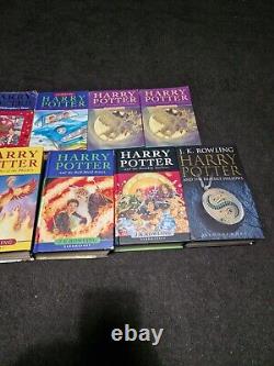 Harry Potter Book Set X7 1st First Editions 3 With A Misprint Rare Collectable
