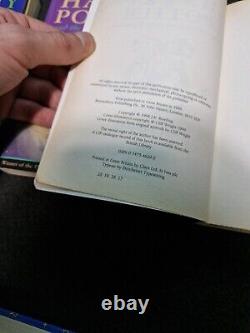 Harry Potter Book Set X7 1st First Editions 3 With A Misprint Rare Collectable