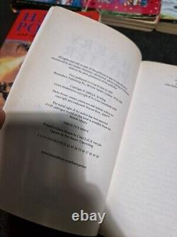 Harry Potter Book Set X7 1st First Editions 3 With A Misprint Rare Collectable