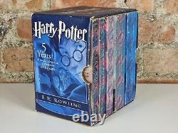 Harry Potter Books 1-5 Box Set The Most Extraordinary Collection 5 Years RARE