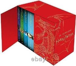 Harry Potter Box Set Complete Collection Children's Hardback by J. K. Rowling RED