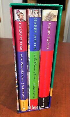 Harry Potter Box Set, Hardbacks, Books 1, 2 and 3, Very Collectible, Immaculate