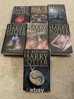 Harry Potter Complete Hardback Collection Adult Edition Full Set Of 7