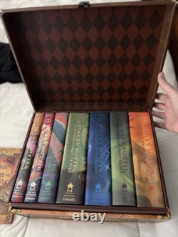 Harry Potter Complete Hardcover Set Books 1-7 Set With Collectible Trunk