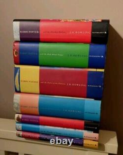 Harry Potter Complete Set 7 Hardback Bloomsbury 1st First edition low print runs