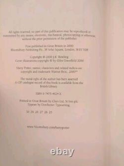 Harry Potter Complete Set 7 Hardback Bloomsbury 1st First edition low print runs
