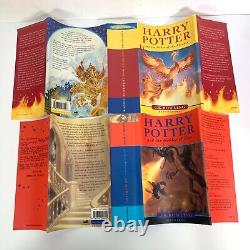 Harry Potter Complete Set Of 7 Hardback Bloomsbury 1st Edition Books UK'97-'07