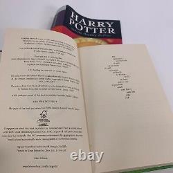 Harry Potter Complete Set Of 7 Hardback Bloomsbury 1st Edition Books UK'97-'07