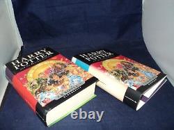 Harry Potter Complete Set Of 7 Hardback Bloomsbury Edition Books