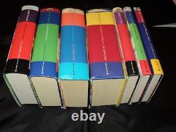 Harry Potter Complete Set Of 7 Hardback Bloomsbury Edition Books New Old Stock