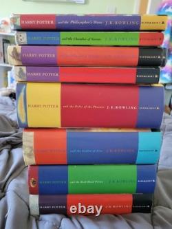 Harry Potter Complete Set Of 7 Hardback Bloomsbury First Edition Books