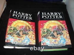 Harry Potter Complete Set Of 7 Hardback Bloomsbury First Edition Books