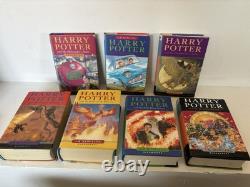 Harry Potter Complete Set of 7 Hardback Bloomsbury Edition Books First Edition