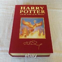 Harry Potter Deluxe Signature Book Set 1-7 First 1st Edition Rare J K Rowling