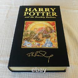 Harry Potter Deluxe Signature Book Set 1-7 First 1st Edition Rare J K Rowling