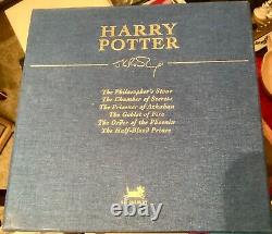 Harry Potter Deluxe Signature Edition 6 Book Collection + Book 7 (2 x 1st Ed)
