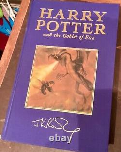 Harry Potter Deluxe Signature Edition 6 Book Collection + Book 7 (2 x 1st Ed)
