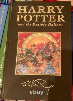 Harry Potter Deluxe Signature Edition 6 Book Collection + Book 7 (2 x 1st Ed)