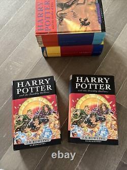 Harry Potter First Edition & Early Print Book Collection Bundle x4 Books Used