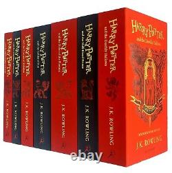 Harry Potter Gryffindor Edition Series J. K. Rowling 7 Books Collection Set NEW