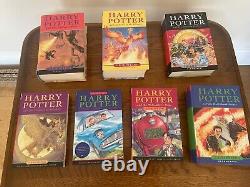 Harry Potter Hardback Book Set Collection 1-7 Complete Set All Hardback