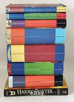 Harry Potter Hardback Books 1-7 Complete Set Incl 1st Editions JK Rowling +extra
