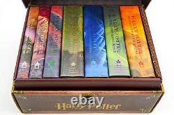 Harry Potter Hardcover Book Boxed Set 1-7 Collectible Trunk Scholastic Rowling