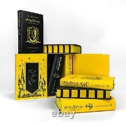 Harry Potter Hufflepuff House Editions 7 Books Hardback Box Set by J. K. Rowling